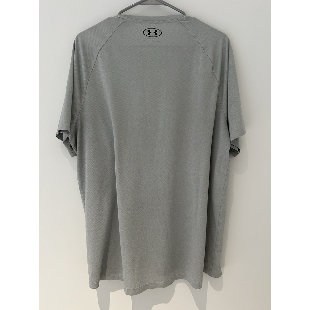 Under Armour Tech T-Shirt Gray Athletic Tee Size XL - Picture 2 of 5